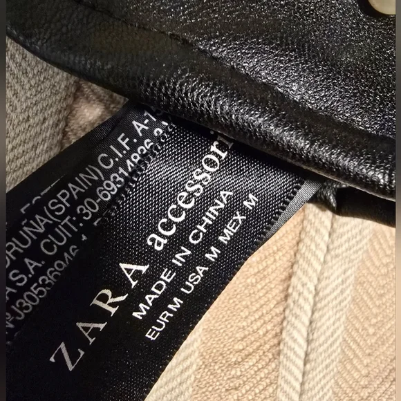 Zara Black Pearl-Embellished Gloves - Picture 3 of 4